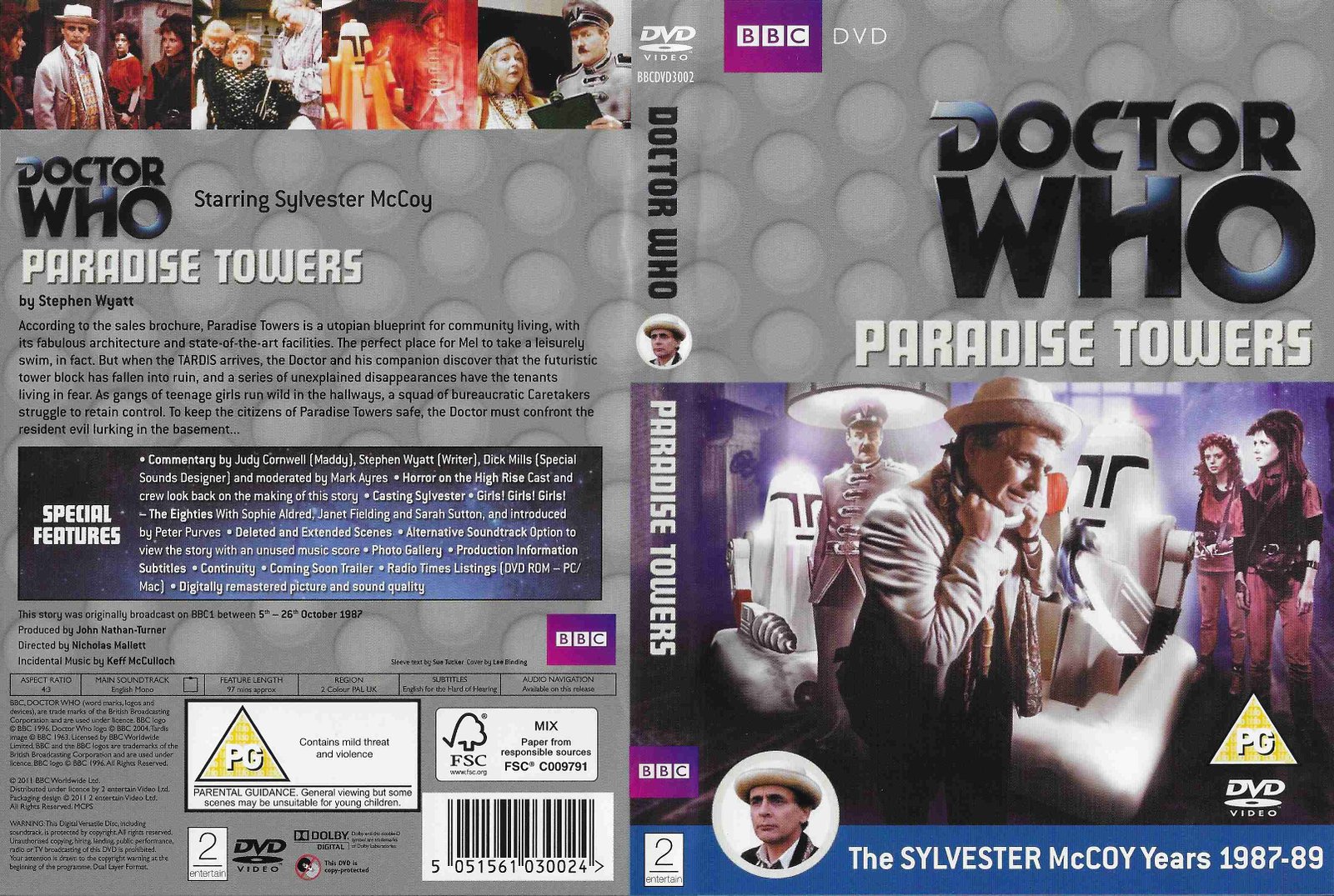 Back cover of BBCDVD 3002
